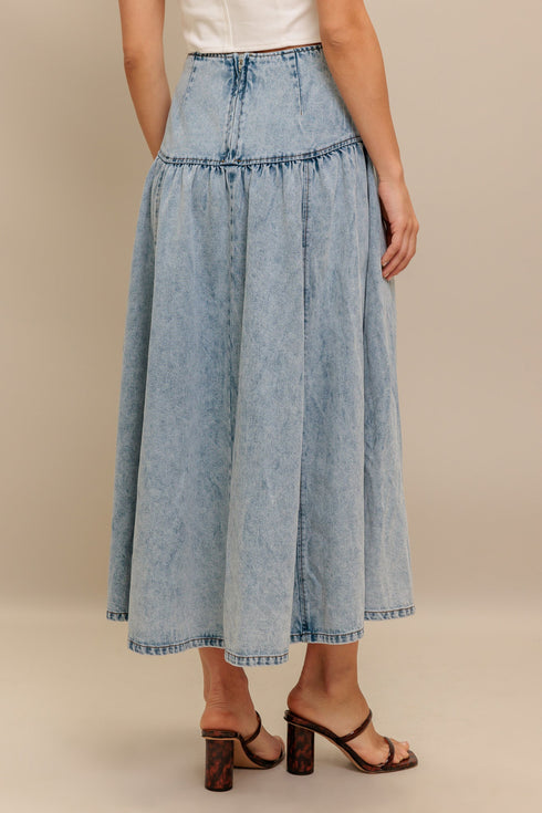 american-blend-denim-midi-skirt Flying Tomato-Sophia's Style-2